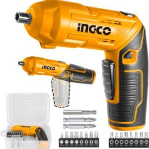 INGCO Lithium Ion Cordless Screwdriver CSDLI0442 Long Handle Screwdriver Set  (Pack of 1)